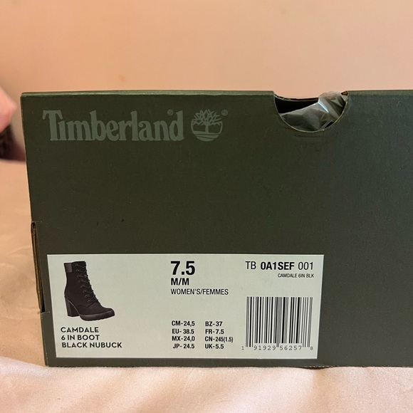 Timberland Camdale Black Women’s Heeled Boots - Picture 7 of 7